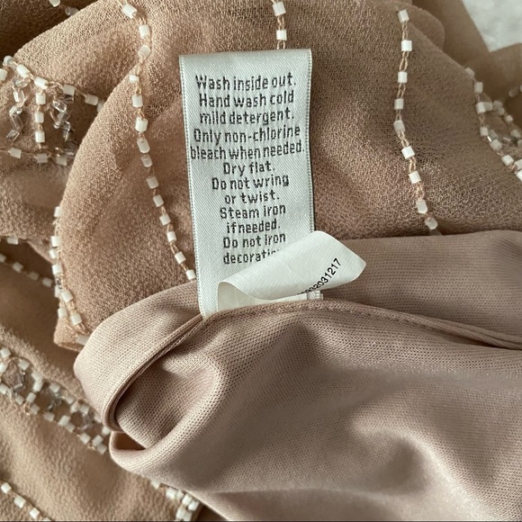 LC Blush Beaded Mini Skirt - Picture 7 of 11